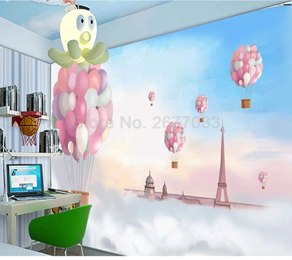 Revêtement mural personnalisé 3D pour transformer un mur blanc en chambre fille