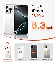 Vista 7 de TORRAS OStand Q3 - Funda de silicona líquida para iPhone 16 Pro con soporte magnético de giro de 360 grados con control de cámara, compatible