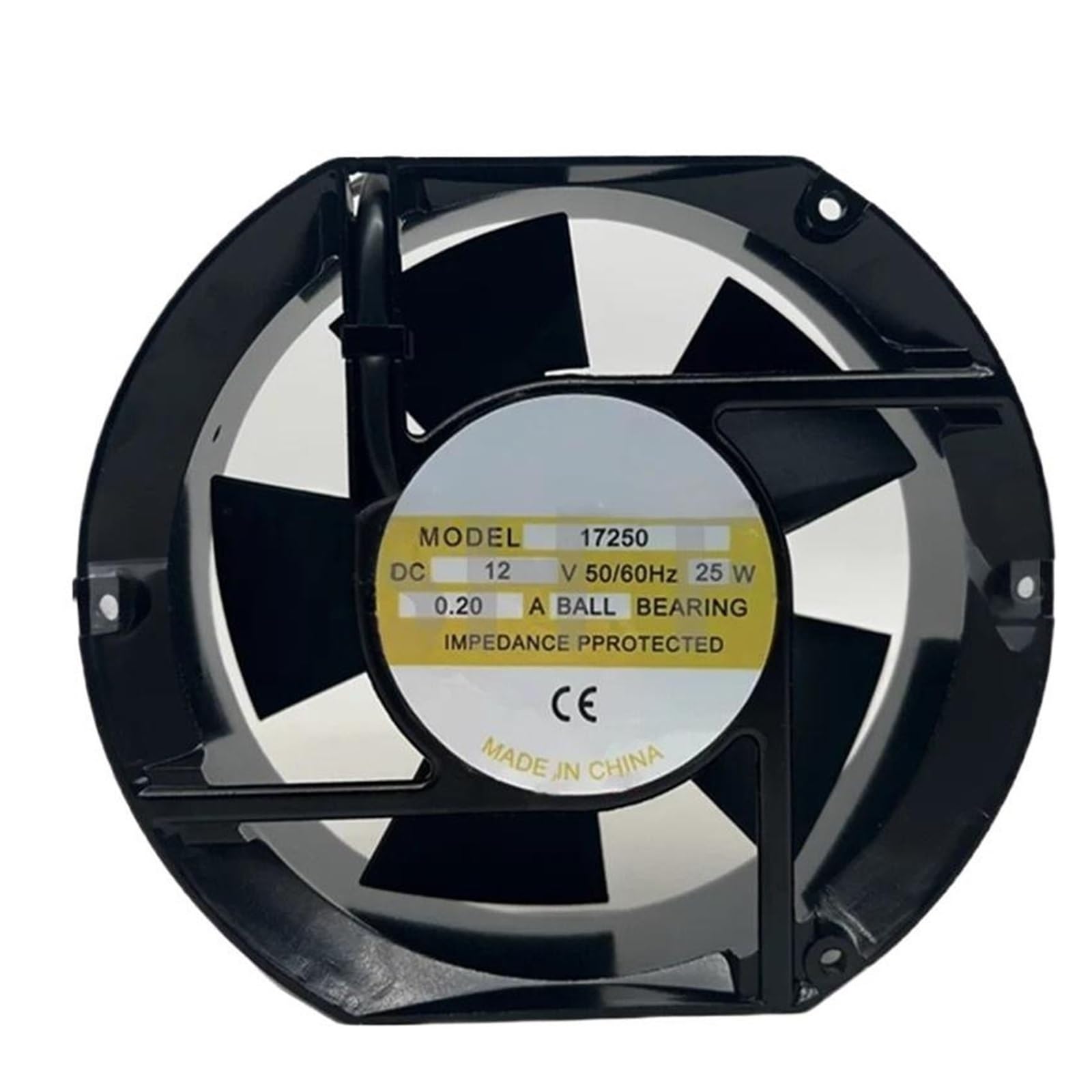 YMUGUEGH 17250 12V 25W Fan 17CM
