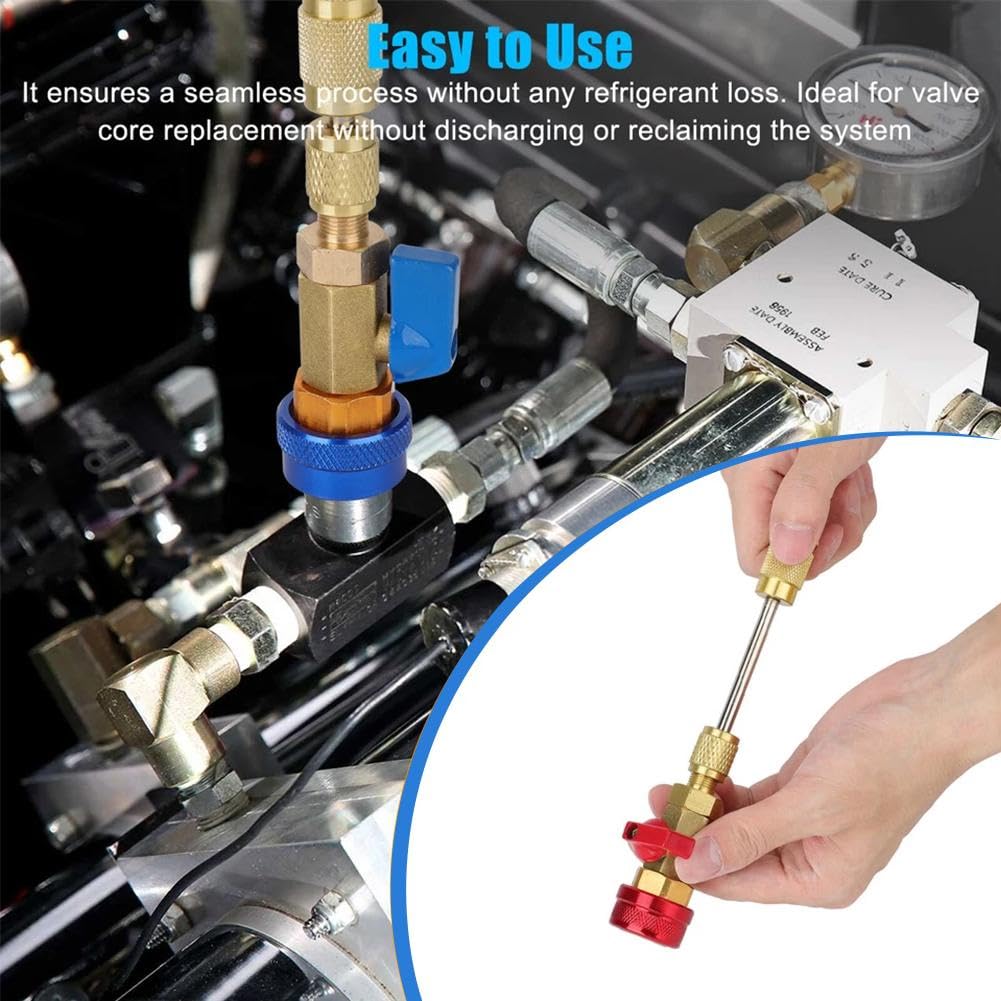R134A R1234YF R22 Valve Core Quick Remover Installer - View #6