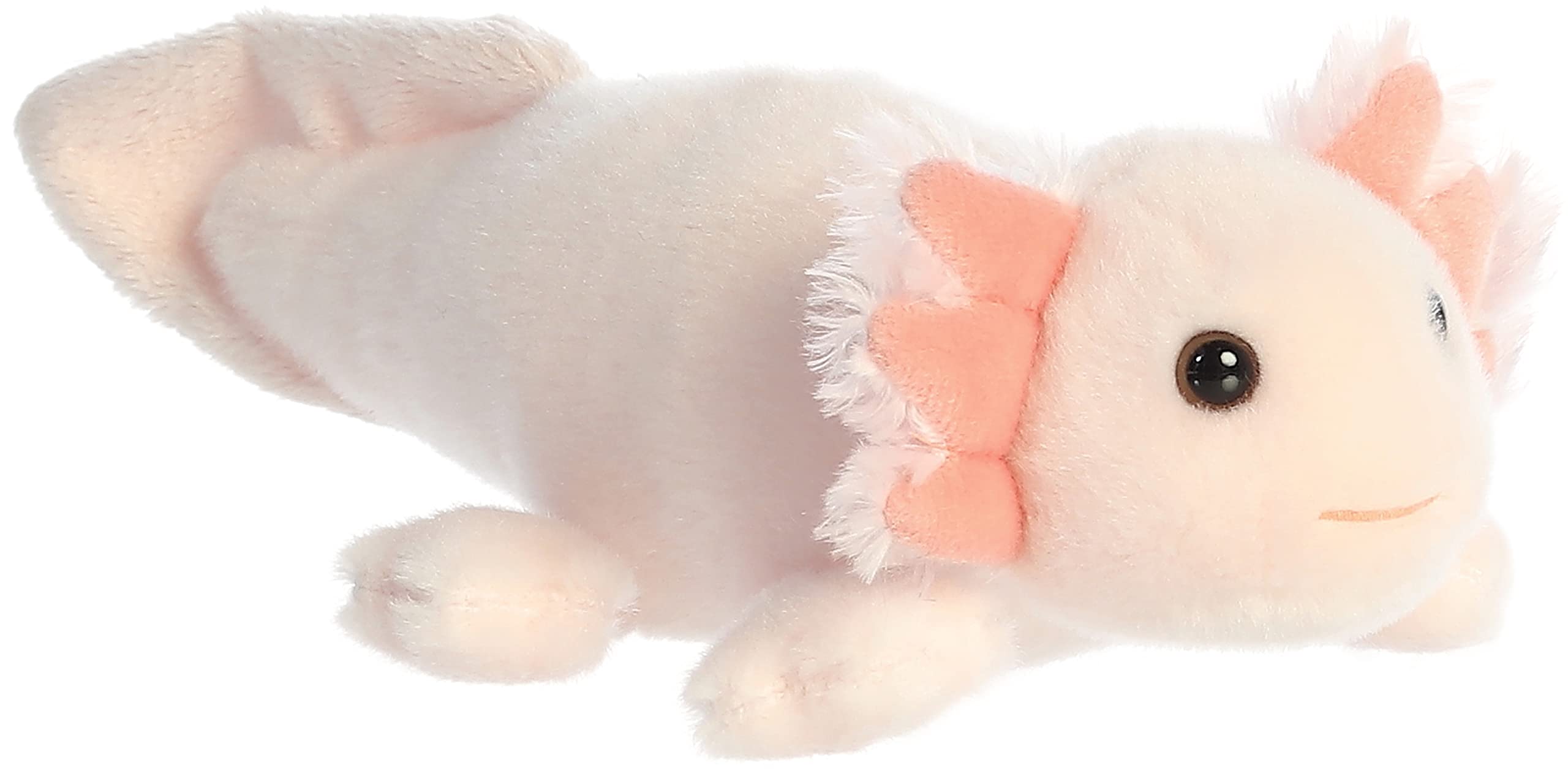 Aurora Adorable Mini Flopsie Axel Axolotl Stuffed Animal - Playful Ease - Timeless Companions - Pink 8 Inches
