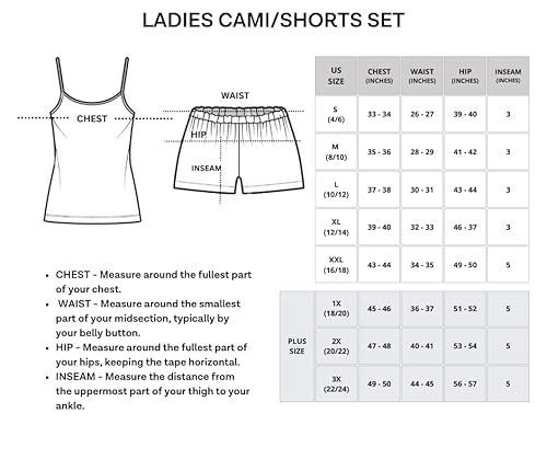 3 Pack: Womens Cami Pj Top And Shorts Pajama Sets Short Pajamas Women Pjs Sleepwear Sexy Two Piece Lingerie Lounge Plaid Silk Tank Cute Matching Soft Satin Night Wear Womans Loungewear - Set 6, S #TOP5