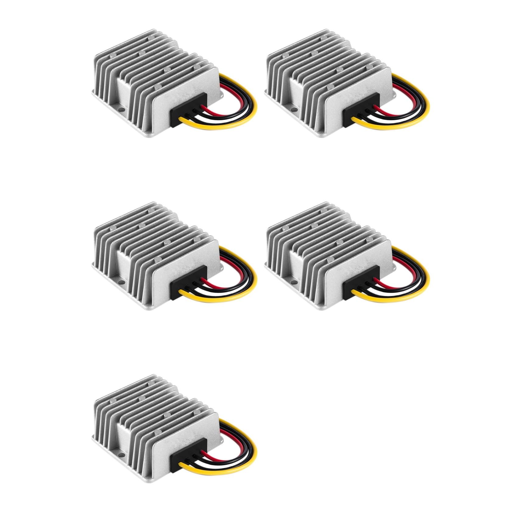 Jnchdghwa Silver 5X Dc 12 / 24V To Dc 48V 5A 240W Voltage Converter Regulator Dc/Dc Boost Transformer Waterproof