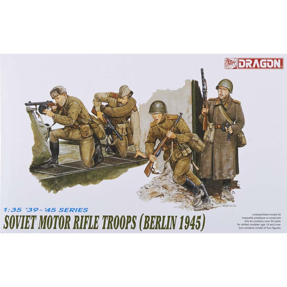 Amazon.com: Dragon Soviet Motor Rifle Troops (Berlin 1945) 1:35