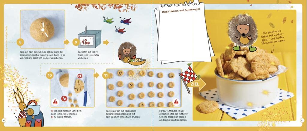 Geschwister Edition: Das BatiLoo Set für kleine Backmäuse! Kinderleicht backen lernen! Montessori inspiriert! Mit vielen Rezepten, bunten Illustrationen, Abenteuergeschichten & 2 Messbecher!