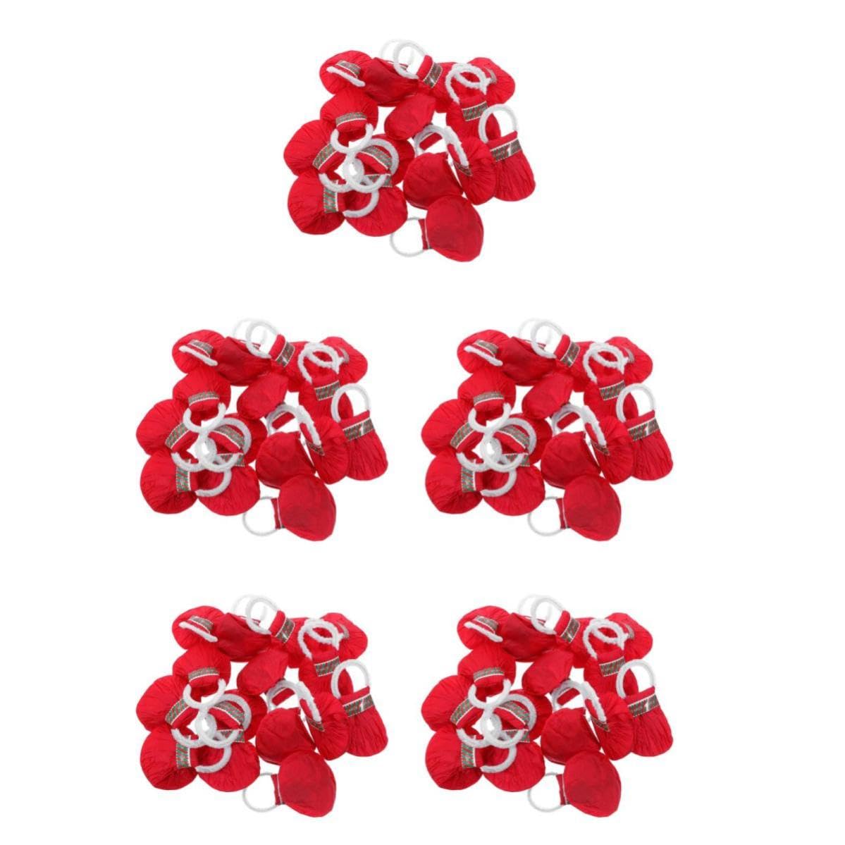 Toyvian 75 Piezas Serpentinas Lanzadas a Mano Rojas de Papel para Fiesta y