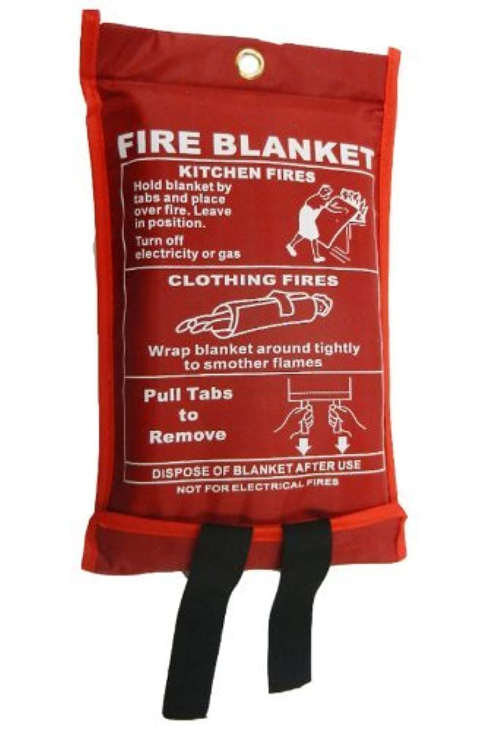 FIRE BLANKET LARGE, Quick Release Soft Case Fire Blanket 100% Glass Fabric, Perfect for Home, Kitchen Fire, Work Place, Office EMERGENCY USE Fire Blanket (Soft Case 1mX1m)