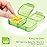 AUVON XL Weekly Pill Organizer 2 Times a Day, AM PM Pill Case with One-Side Large Opening for Easy to Use, Pill Box 7 Day Travel Medication Organizer for Medications, Vitamins, Fish Oils, Supplements