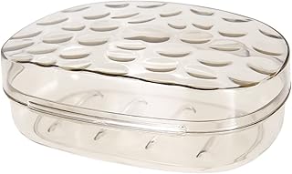 Sponsored Ad - Extra Large Transparent Plastic Soap Holder with Lid Portable Clear Soap Container Soap Bar Case Soap Box f...