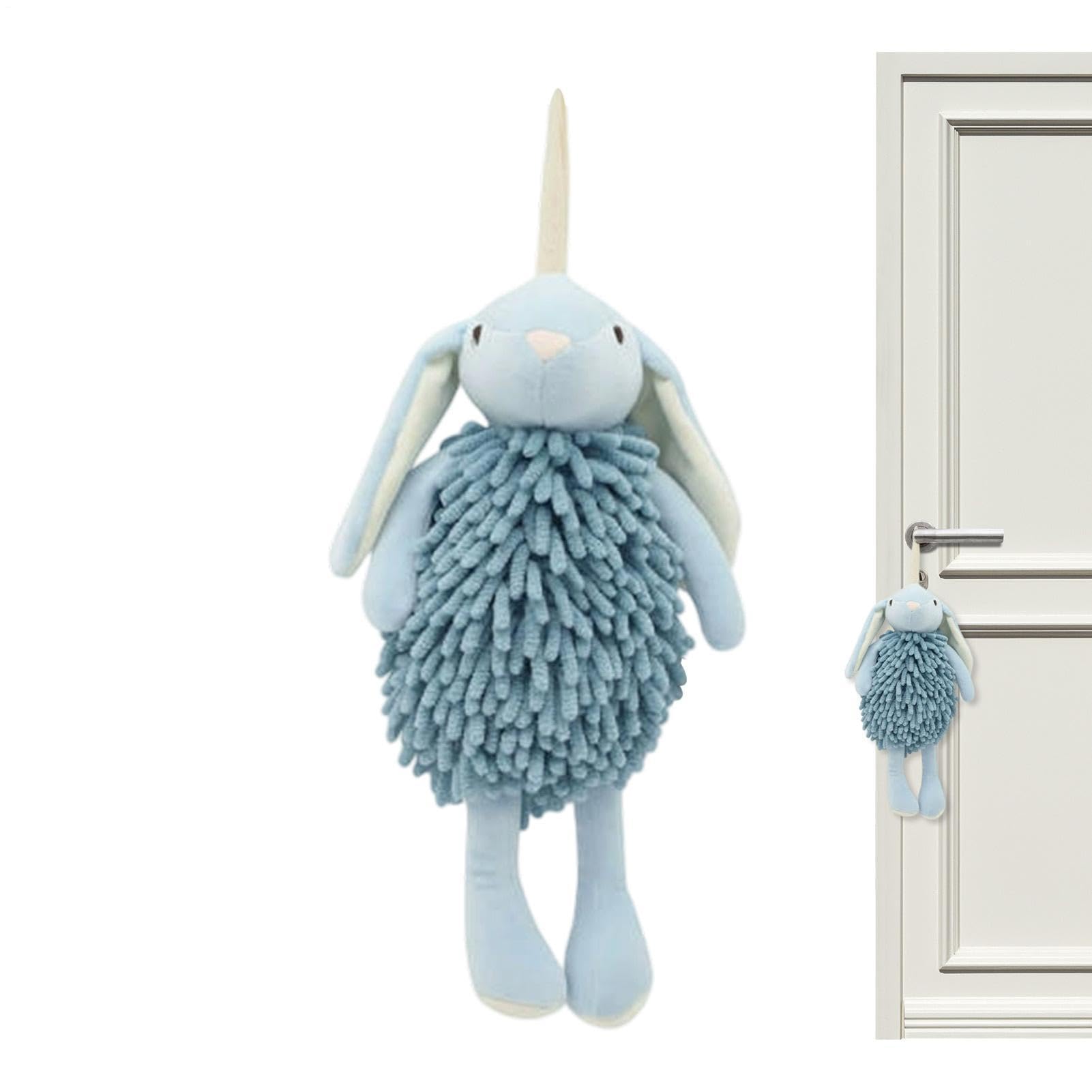 Toallas de mano de baño y cocina con forma de conejo trapos absorbentes hogar