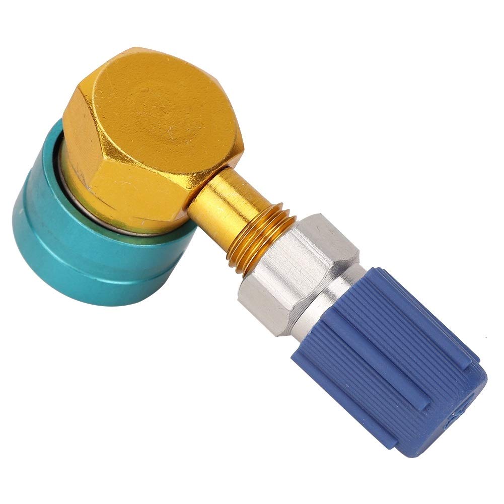 Adapter do klimatyzacji samochodowej - VOBOR R1234YF do R134A niska strona automatyczna klimatyzacja szybkozłączka adapter złącza klimatyzacji montaż klimatyzacji