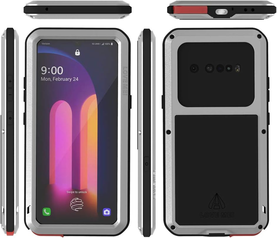 Featured Product LOVE MEI LG V60 ThinQ Case with Tempered Glass Screen Protector Shockproof Scratch Proof Hybrid Metal and Silicone Gel Heavy Duty Armor Defender Tough Back Cover for V60 ThinQ / V60 (Sliver) Buy 2 get 3 LOVE MEI LG V60 ThinQ Case with Tempered Glass Screen Protector Shockproof Scratch Proof Hybrid Metal and Silicone Gel Heavy Duty Armor Defender Tough Back Cover for V60 ThinQ / V60 (Sliver)
