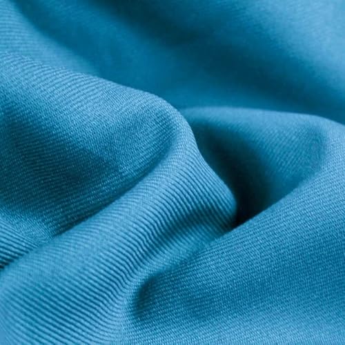 Premium Turquoise Polyester Gabardine Fabric for Stylish Suits, Overcoats & Trousers by the Yard