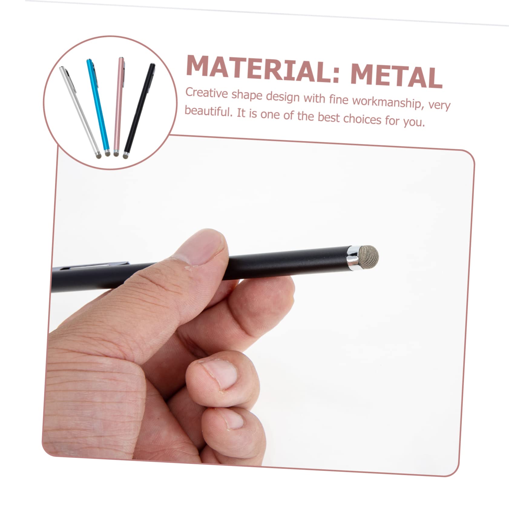 ABOOFAN 20piezas Bolígrafo Capacitivo para Pantallas Táctiles Lápiz Táctil De Alta Sensibilidad Compatible Teléfonos y Tablets para Escritura y Dibujo