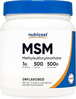Nutricost Pure MSM Powder 500 Grams (Methylsulfonylmethane)