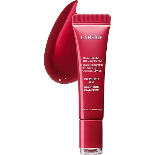LANEIGE Glaze Craze Tinted Lip Serum: Hydrating Lip Serum for Glossy, Nourished Lips with Plumping Polypeptides