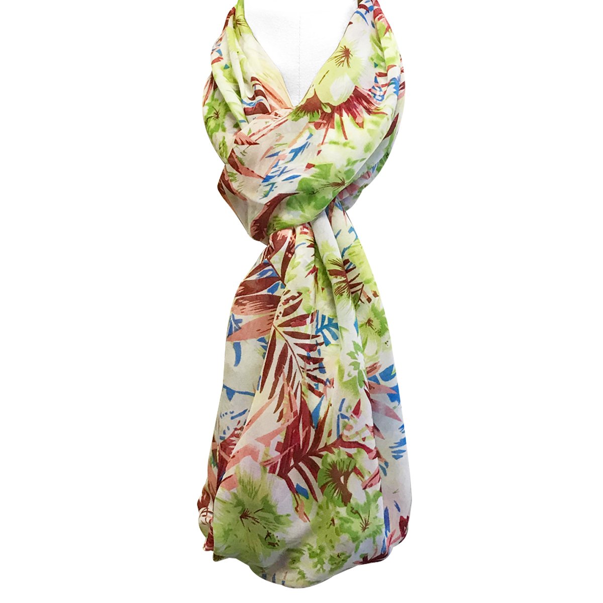 Wrapables® Bufanda infinita ligera retro