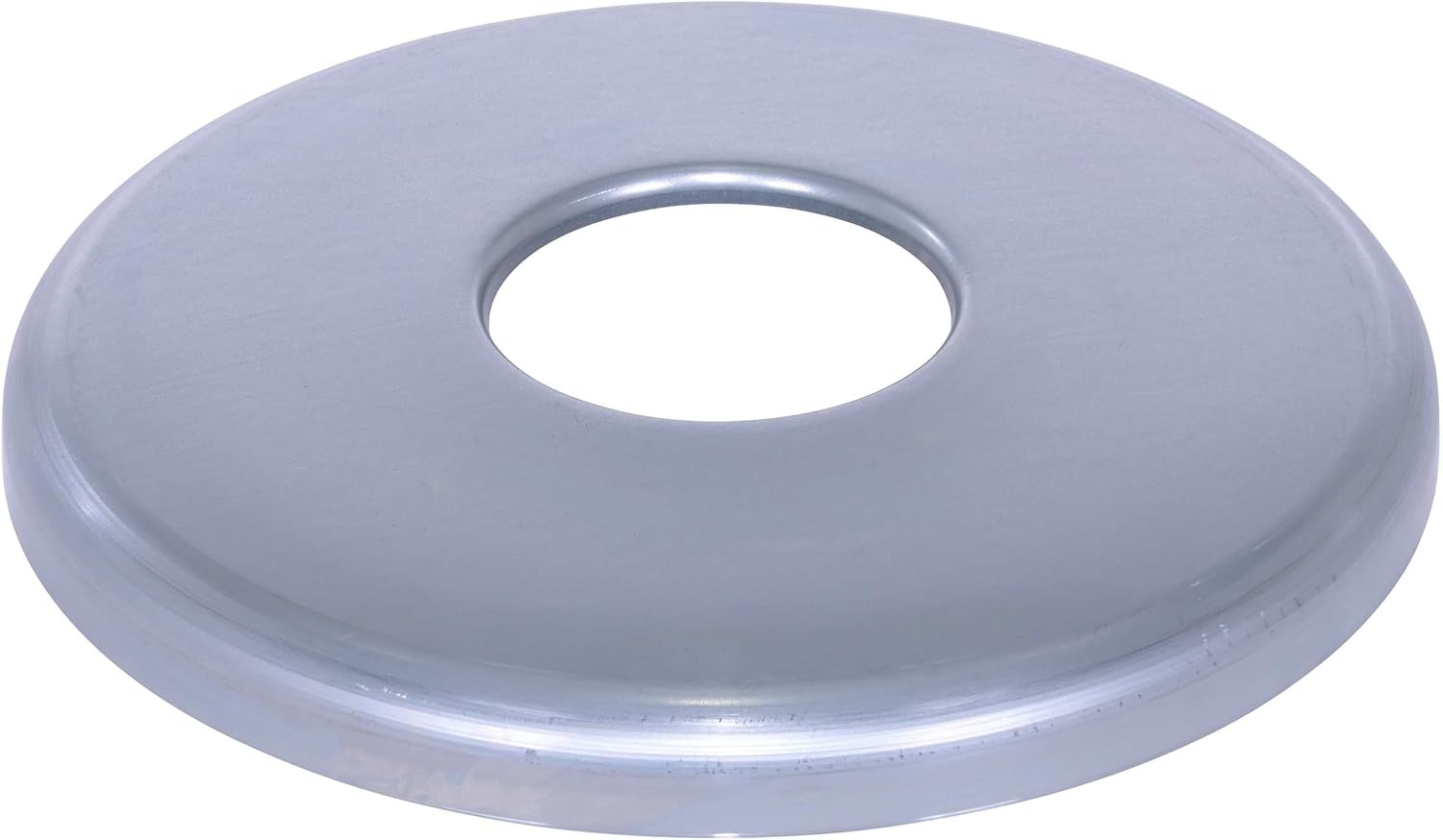 Heavy Duty 55 Gallon Trash Can Lid, Galvanized, Weather Resistant, 8" Opening