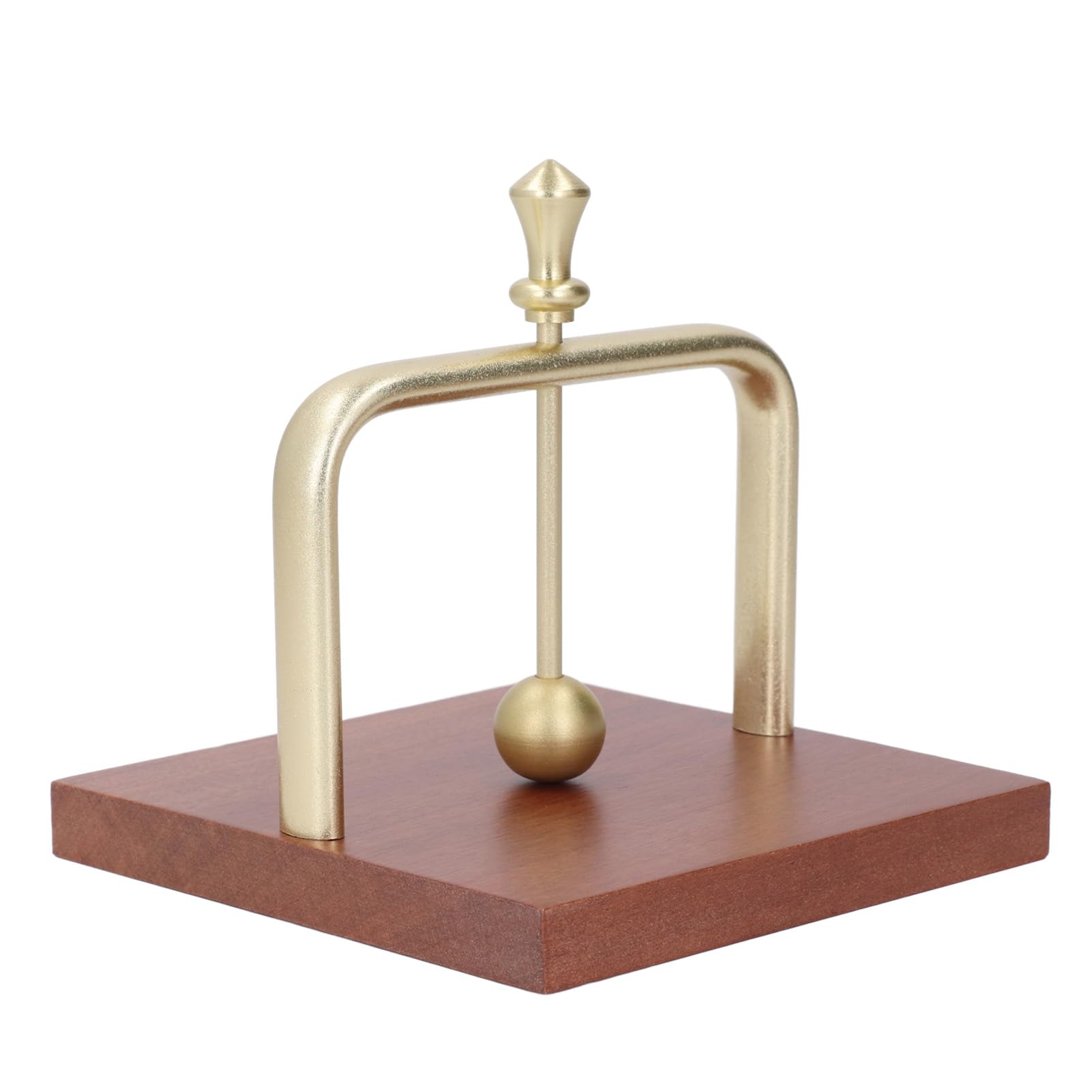 Ejoyous Servilletero de Mesa Servilletero de Madera con Base de Madera Maciza y Estante de Metal 14 X 14 X Cm Bola de Elevación Dispensador de Mesa Compacto para el Hogar Restaurante Cafetería Hotel