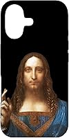 Vista 32 de Funda para iPhone 12 Pro Max Leonardo da Vinci - Salvator Mundi (salvador del mundo)