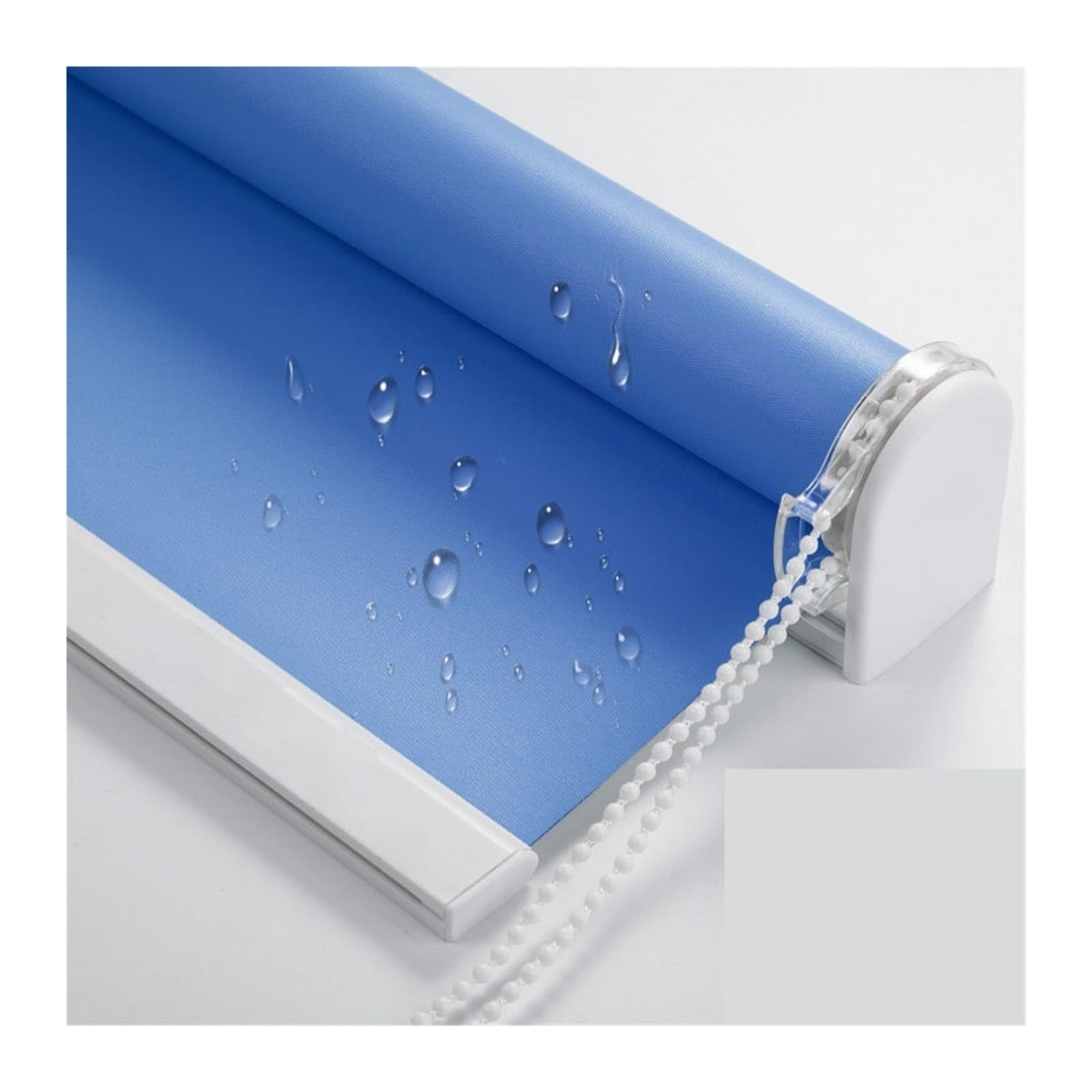 roller blackout blind Manual Blackout Roller Blinds Elegant Shades for Office Kitchen Bedroom Fabric Fit Bathroom Kitchen Bedroom Window(Dark Blue,W120xH200cm)