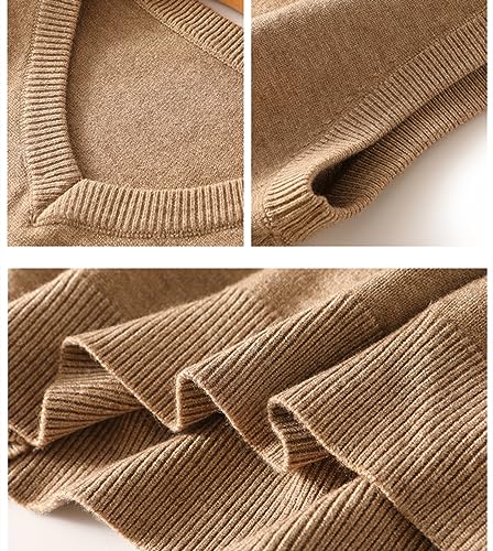 ORDOBO Men's Knitted Vest - Classic Style Men Knitwear Pullover Sweater Waistcoat Casual Loose Vintage Simple Autumn2