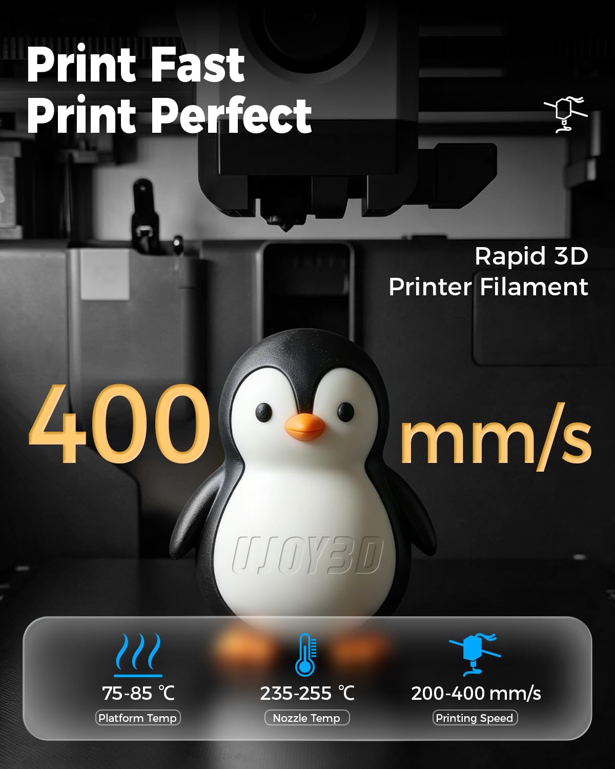 UJOY3D Multicolor PETG Filament - 10 Spools! -6 UJOY3D Multicolor PETG Filament - 10 Spools! -6