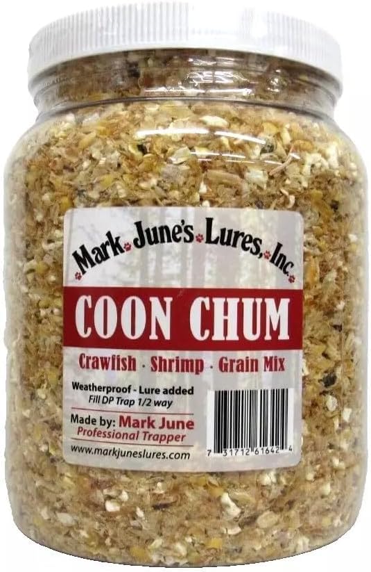 Generic Coon Chum 64 Ounces Mark June's Baits Dog Proof Crawfish Shrimp Grain Bait