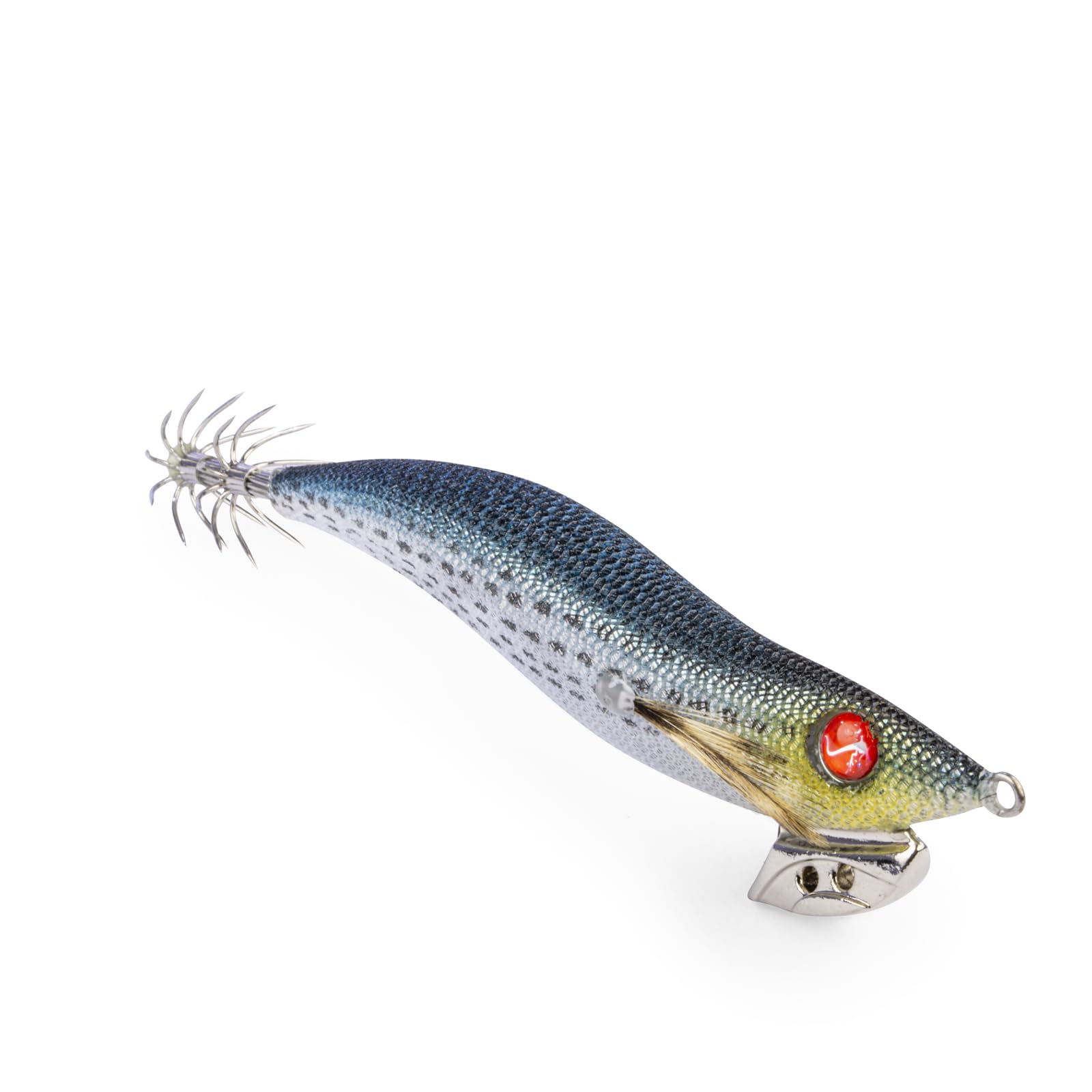 Seaspin Squirty 3.0 – Esca Artificiale Totanara per Eging, Egi Squid Jig 3.0 14,7 g – Affondamento 3–3,5 s/m, Rattling Interno, Struttura ABS e Cestelli Inox – Per Calamari Seppie