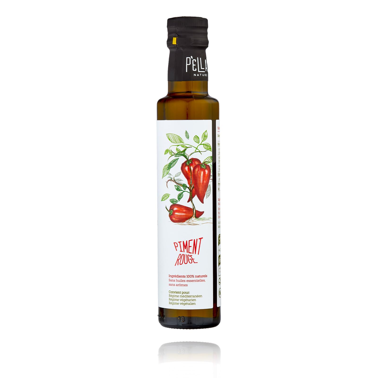 Pellas Nature Huile d'Olive Extra Vierge aux Piments Rouges - Huile d'Olive Pressée à Froid, Produit Primé de Grèce, OK-Kosher, Sans Additifs, Bouteille de 250ml - 3