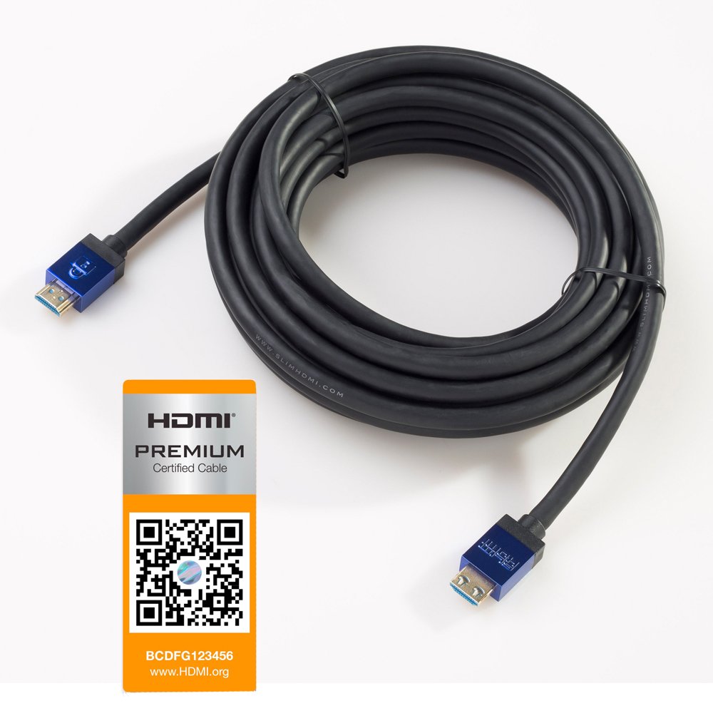 0.5m (50cm) Male Mini (Type C) to Male (Type A) Cable, The World's Slimmest HDMI Lead? (Gold Plated, 1080p, 3D, High Speed, ARC) — view 28