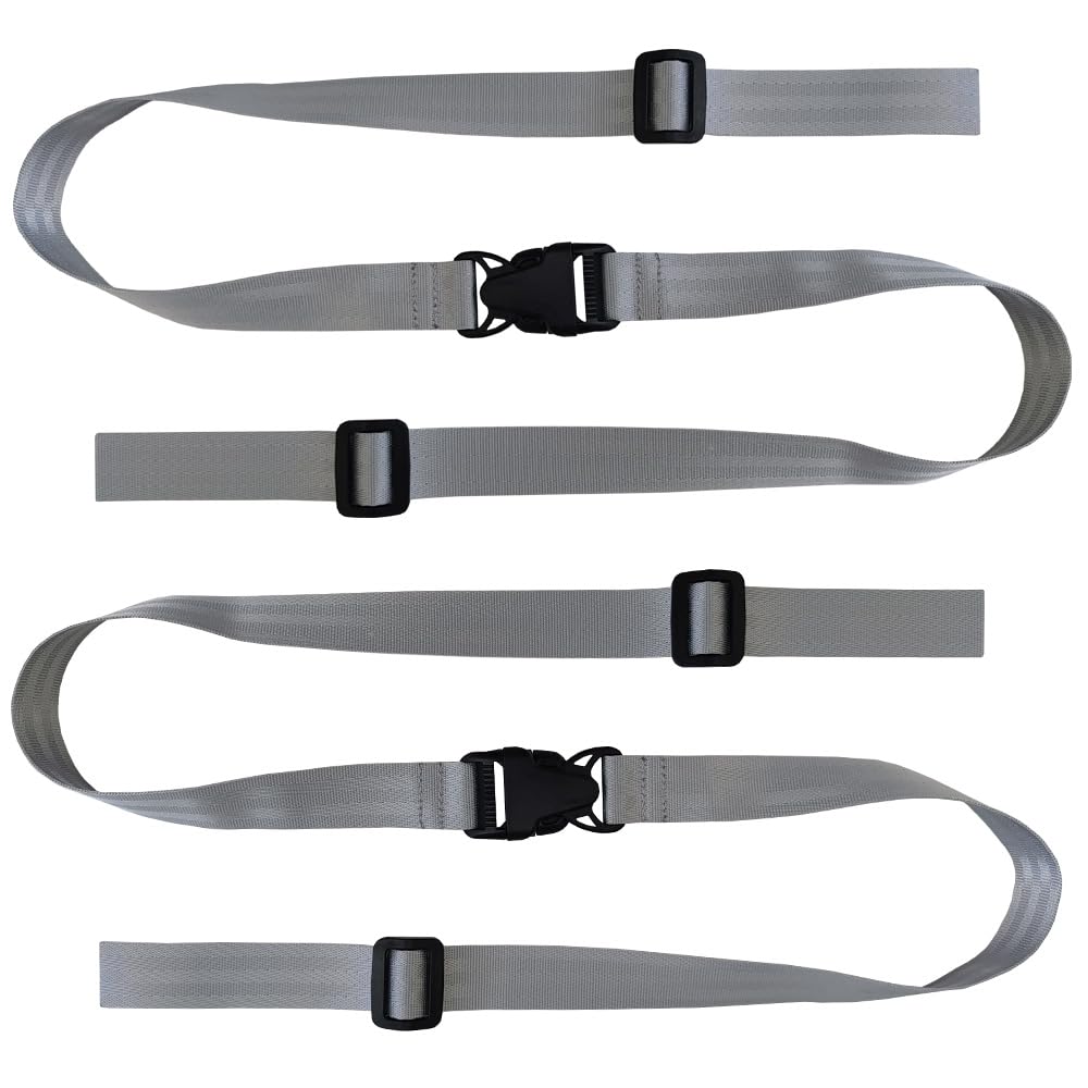 HDHYK High Chair Safety Belt,Child Infant Safe Strap Baby 2 Point Safety Belt，for Pushchair,HighChair,Child Chair etc(Grey)