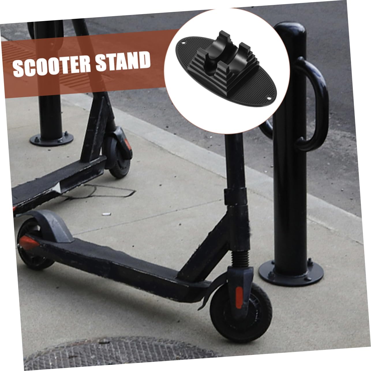 Gatuida Roller Bodenhalterung 3 Stück aus PC für Scooter und Kinderfahrrad