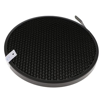 Optimuss 50 Degree Honeycomb Grid Mesh for 7-inch Reflector Diffuser Lamp Shade Dish, Fit for Bowens Mount Studio Strobe Flash Light Speedlite