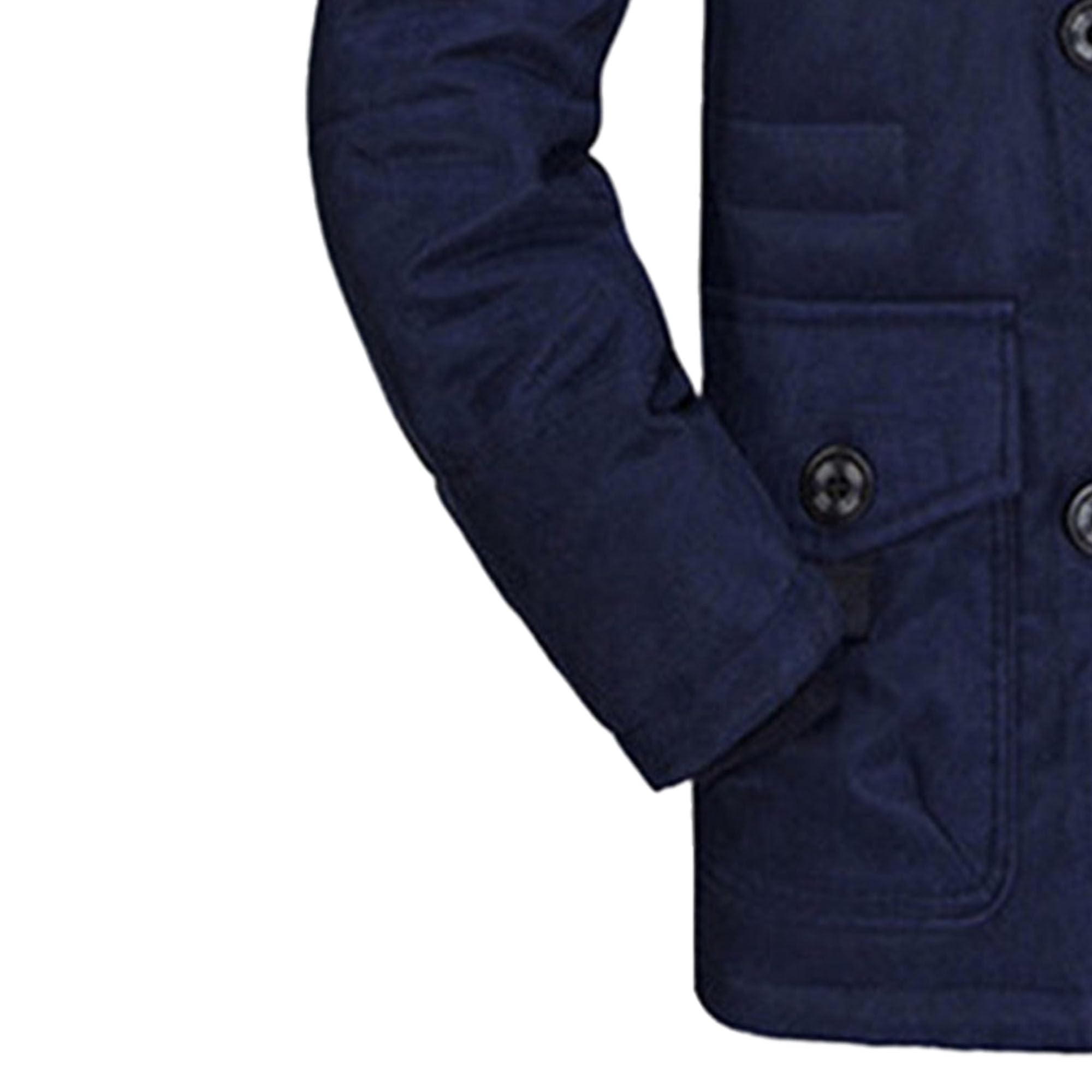 ZDJSWJ Chaqueta de alta piel con capucha para hombre Chaqueta de plumas engrosada y cortavientos Abrigo militar cálido con capucha
