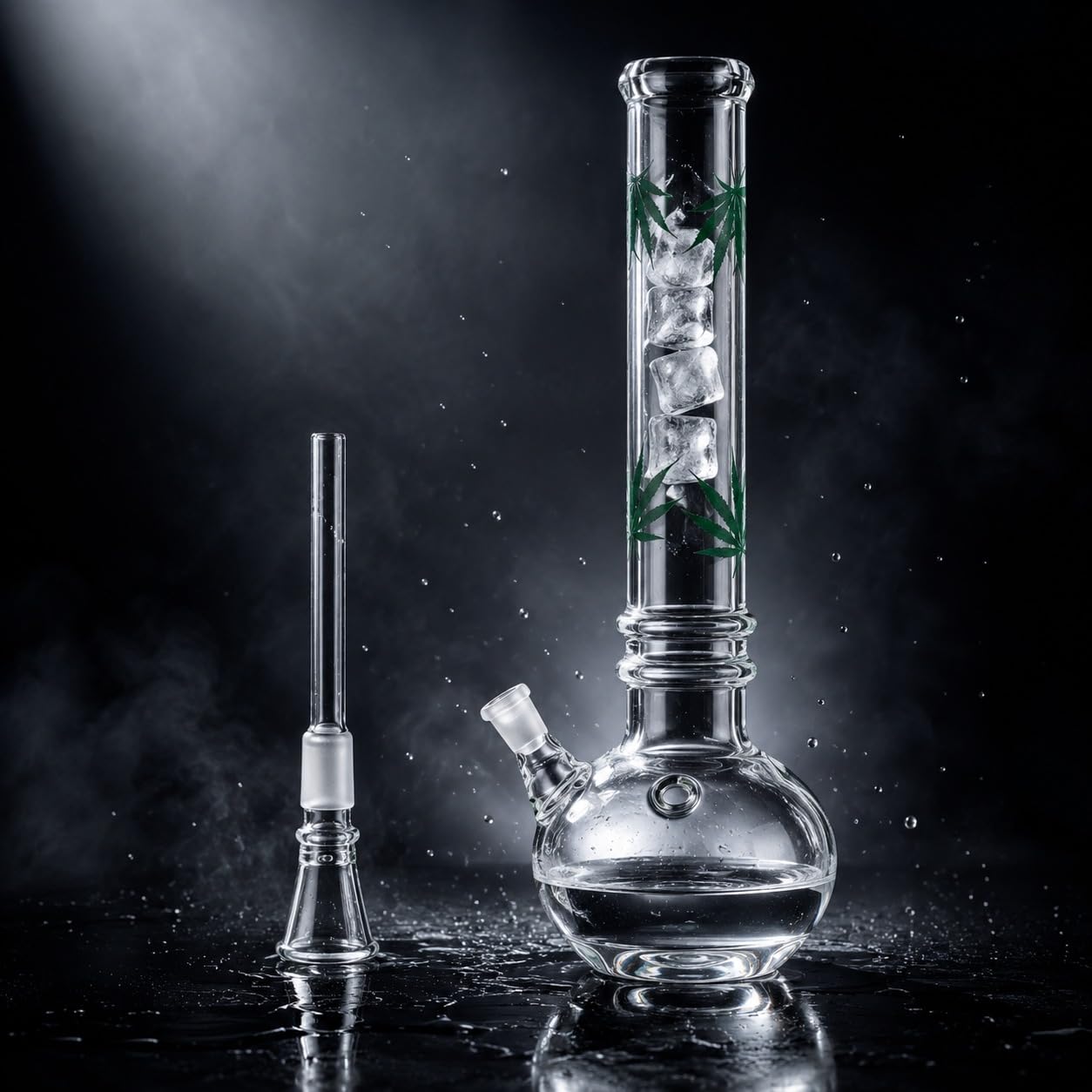 tobacco through bong Glass with Tornado percolate, Glass Bongs with 14.5mm Water Bong Bowl Glass Pipe for Smoking Pipe Hookah Bong Pipe (Green Bongs) Health & Household Bong - Simple English Wikipedia,