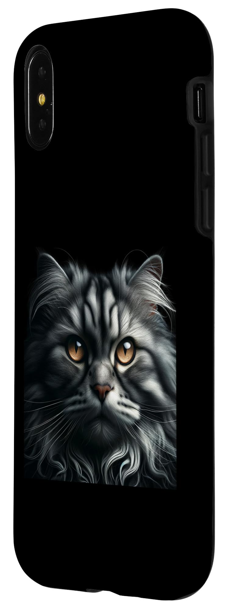iPhone X/XS American Curl Cat Shirt Cat Face Cute Cat Lover Cat Mom Dad Case - Image 2