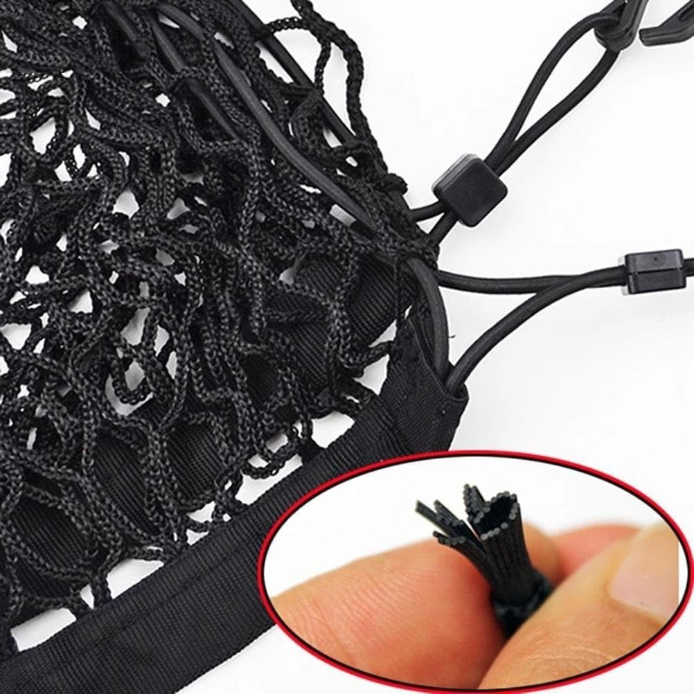 Car Nets 80 * 60cm Universal Car-styling Boot Mesh Elastic Nylon Rear Back Cargo Trunk Storage Organizer Luggage Net Holder Auto Accessory