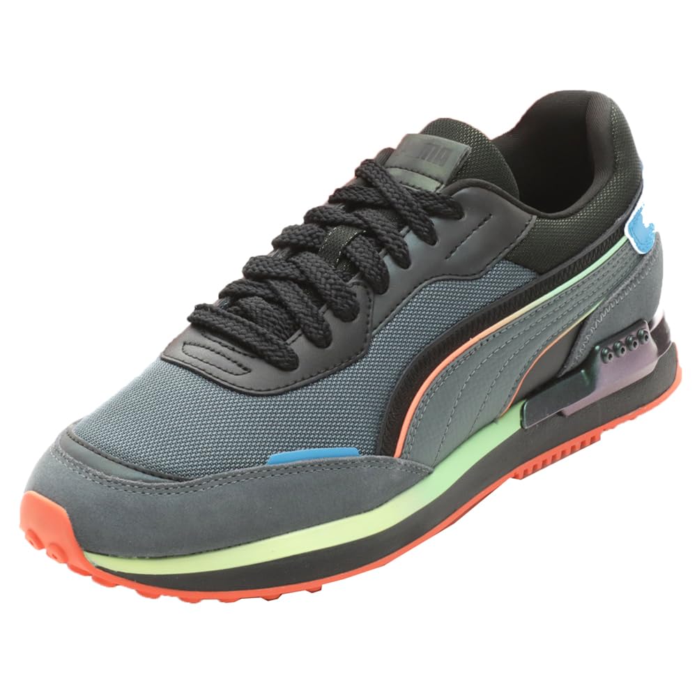 Puma Mens City Rider Ls Lace Up Sneakers Shoes Casual - Grey