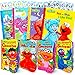 Sesame Street Ultimate - Set di 8 libri da tavola per bambini e bambini, con adesivi dell'alfabeto (ABC)