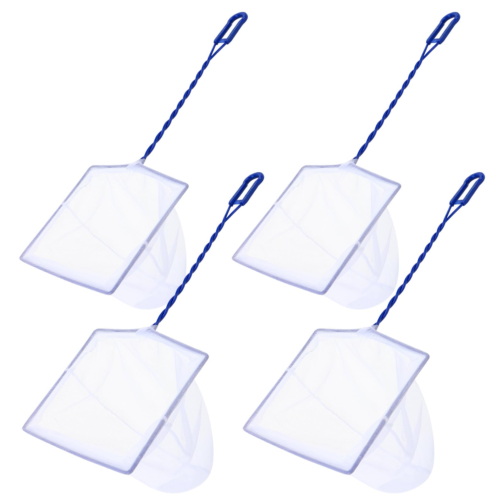 4 Pcs 9 Inch and 10 Inch Aquarium Fish Net Soft Mesh for Fish Tank