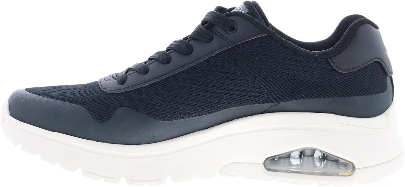 Skechers Men's 183310 Uno Flex- Spring On Air Black Casual Shoes - Image 5