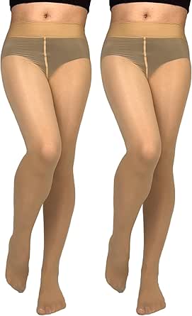 Tehhfoi Shimmer Tights Pantyhose for Women (US, Alpha, XX-Large