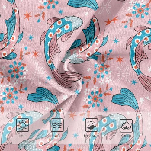 Little Girl Underwear Toddler Panties Kids Undies Pisces Zodiac Star Soft Cotton Briefs 2T-8Y3