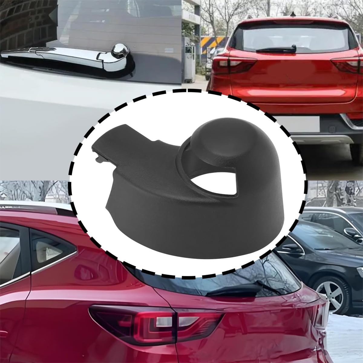 2 pezzi Copri braccio tergicristallo posteriore per auto, copri braccio tergicristallo posteriore, 10341840 adatti per Mg Zs 2017+