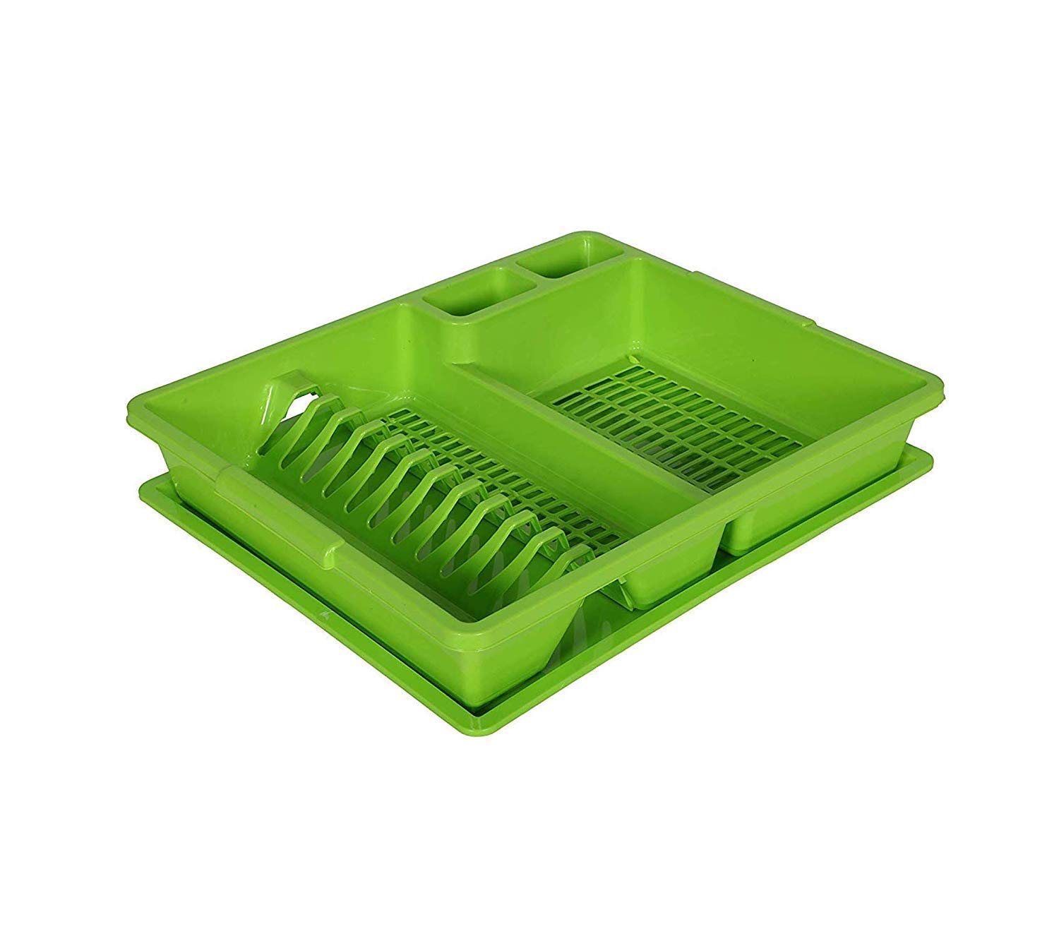 Buy shreeji Sales 2 in 1 Kitchen Sink Plastic Dish Rack Utensil Drainer