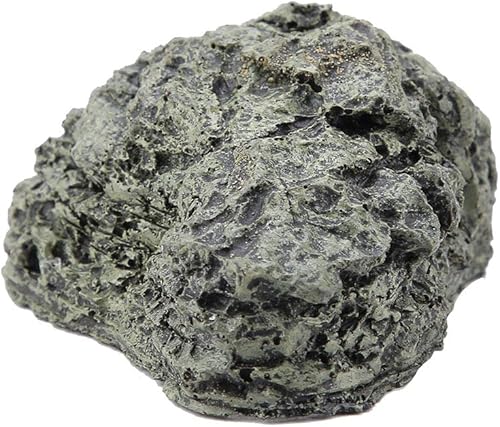 Miniatura 6 de Maxmartt Pequeña tortuga ocultando cueva de piedra refugio de cueva escondida casa de tortuga para reptiles tortugas ranas zoológico decoración