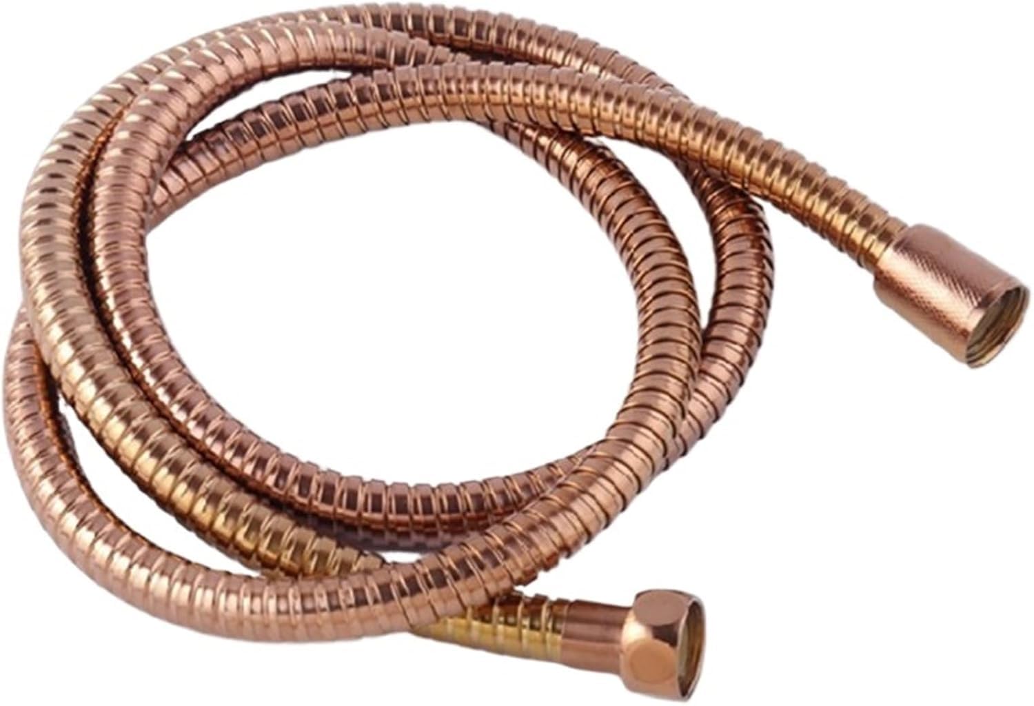 Gkirqvpe Rose Gold Shower Hose, Shower Hose Flexible Stainless Steel Multicolor G1/2 1.5M
