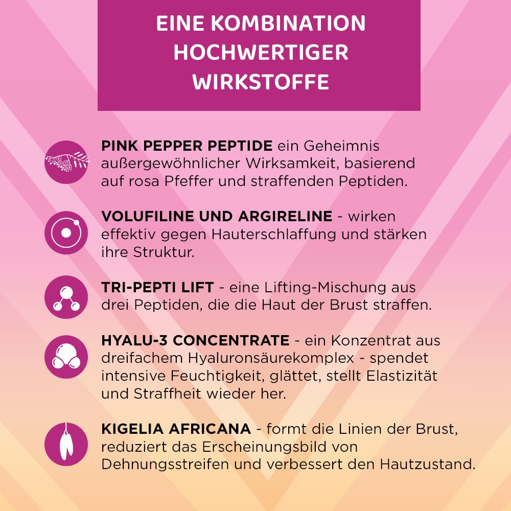 Eveline Cosmetics Slim Extreme 4D ujędrniające i wypełniające ampułki do serum na piersi (serum ujędrniające i wzmacniające piersi)