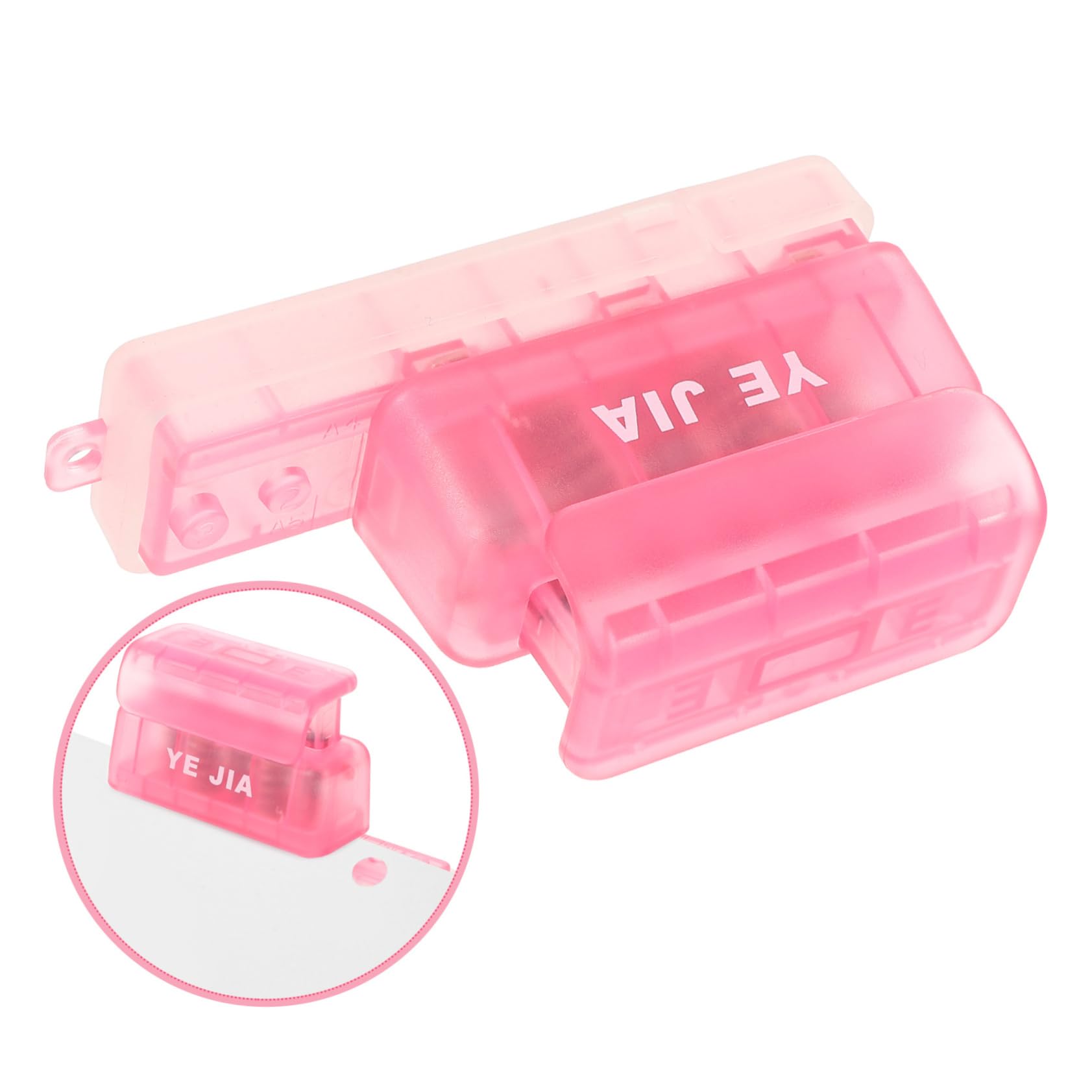COHEALI 4pezzi Prodotto Indicato Titolo Generato Seguendo Le Linee Guida e Requisiti Forniti Punzonatrice Per Carta Plastica Perforatore Portatile Per Artigianato Design Compatto e